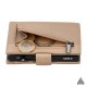 Valenta Card Wallet Leather Magsafe Metallic Sand