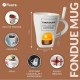 Fisura Fondue Mug 140ml Chocolate White