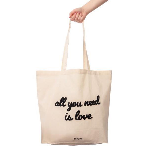 Fisura Υφασμάτινη Τσάντα All You Need Is Love