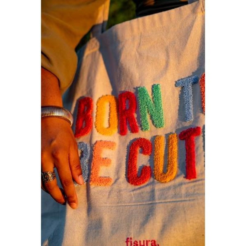 Fisura Υφασμάτινη Τσάντα Born To Be Cute
