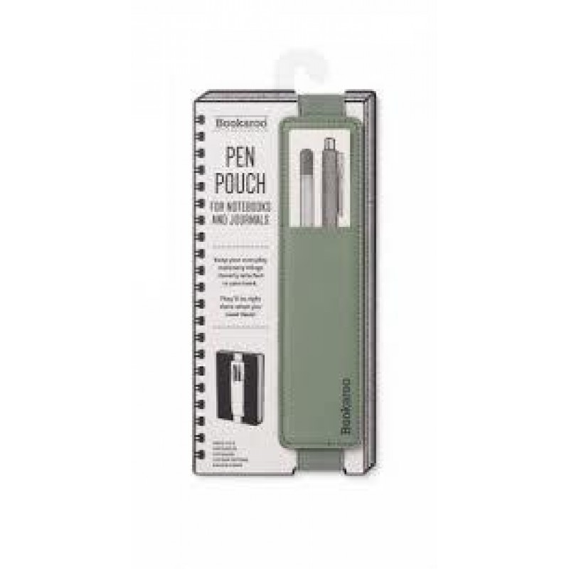 Bookaroo Κασετίνα με Υμάντα για Βιβλίο Πράσινη