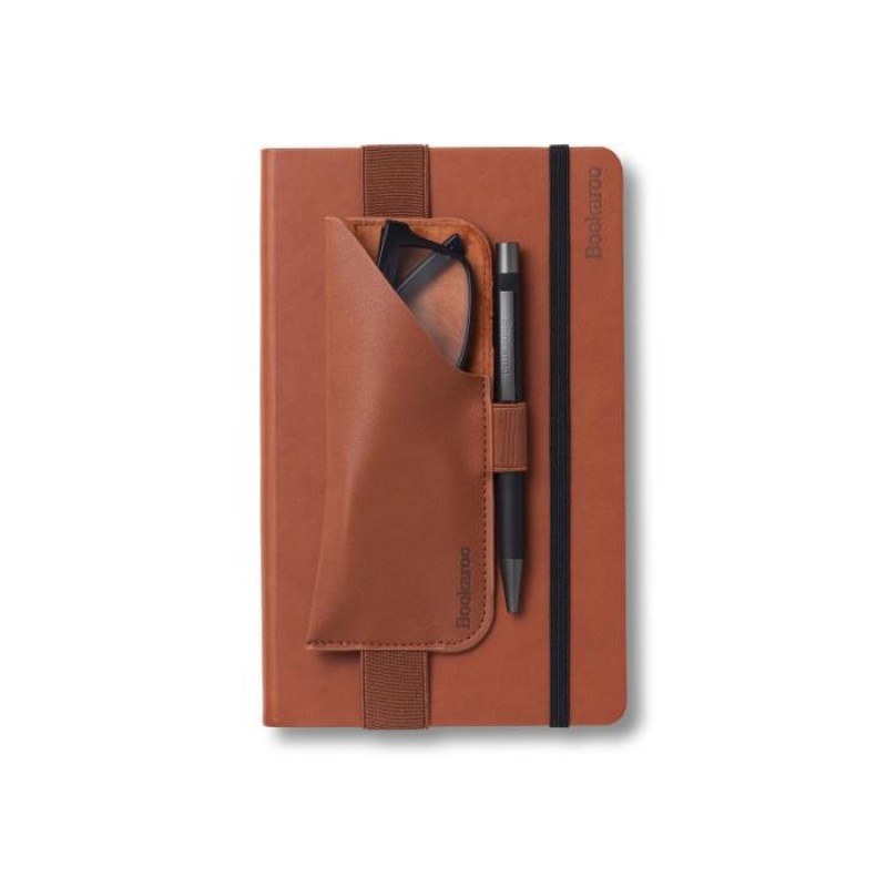 Bookaroo Θήκη Γιαλιών και Στυλό για Βιβλίο Καφέ