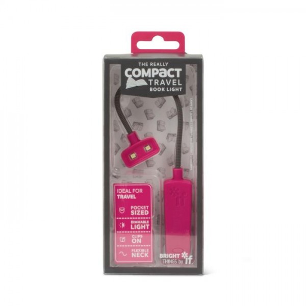 Φακός Βιβλίου Compact Ρόζ