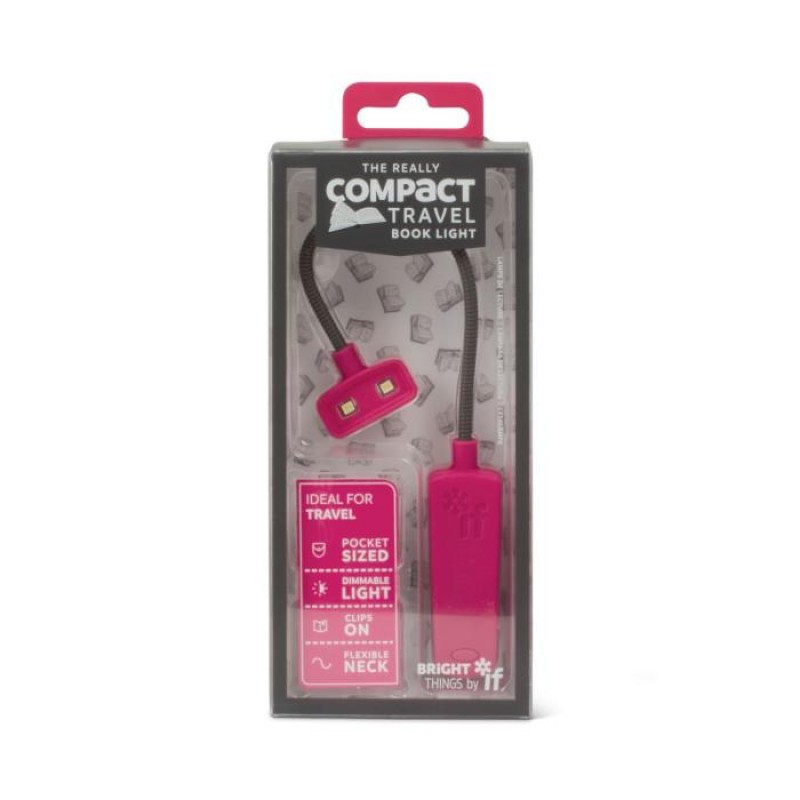 Φακός Βιβλίου Compact Ρόζ