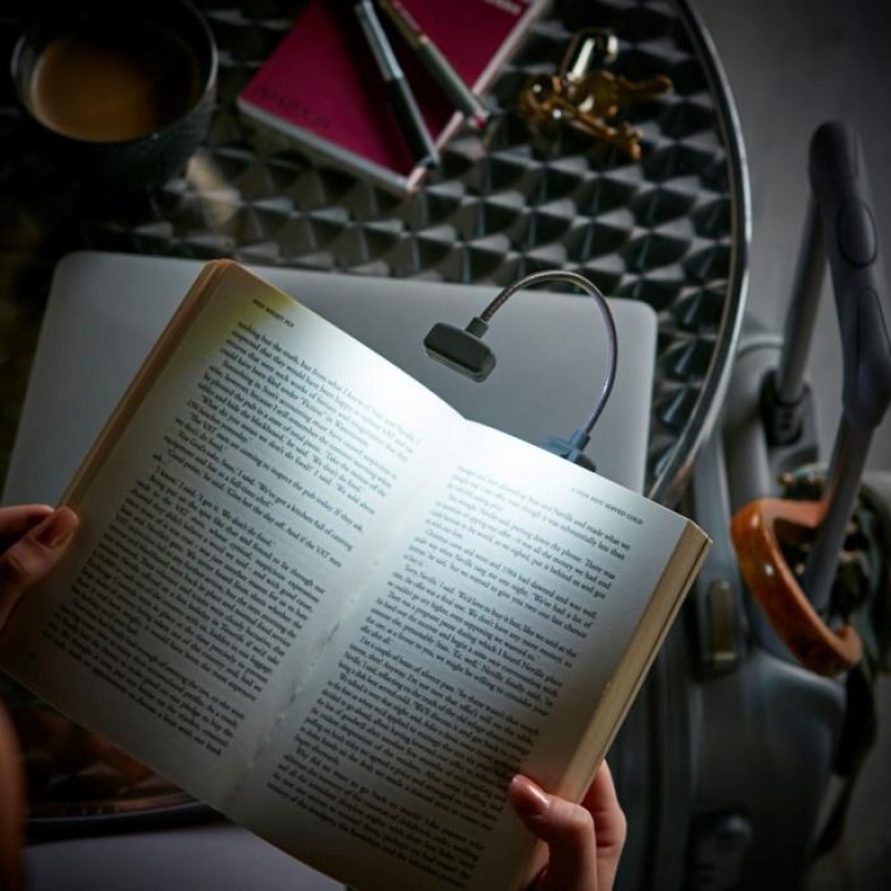 Φακός Βιβλίου Compact Ρόζ