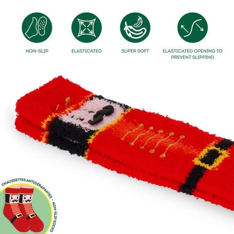 Legami Non-Slip Adult Socks  Its a Match! Nutcracker