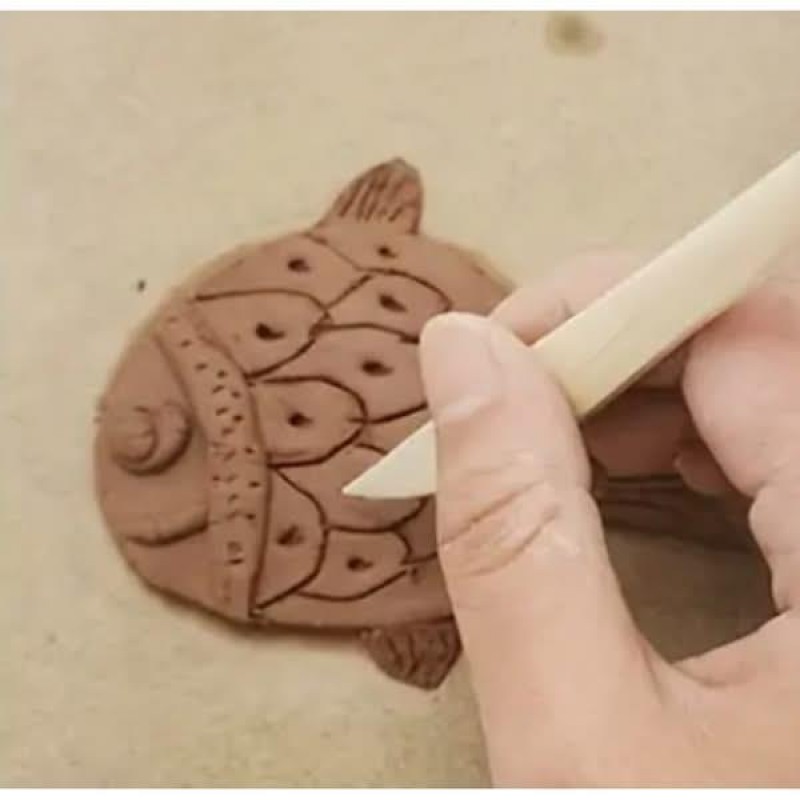 Σετ 19 Εργαλεία Πηλού σε Κασετίνα