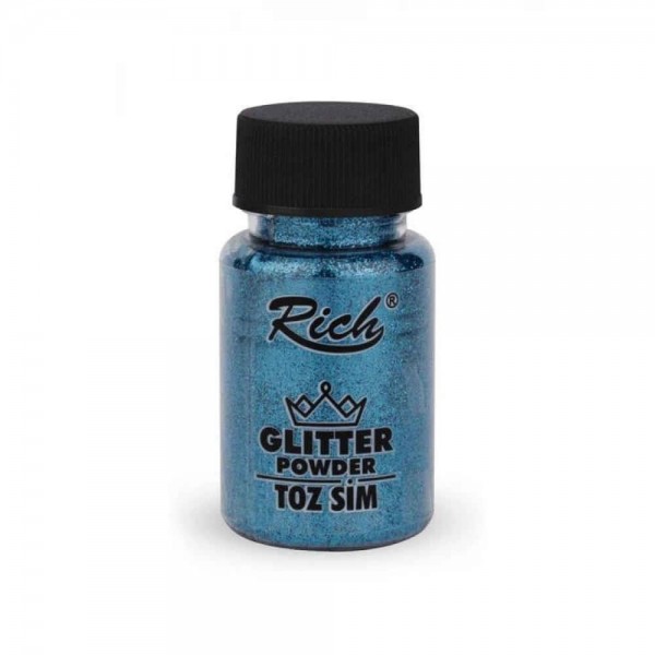 Rich 50ml Σκόνη Glitter 4604 Turquoise