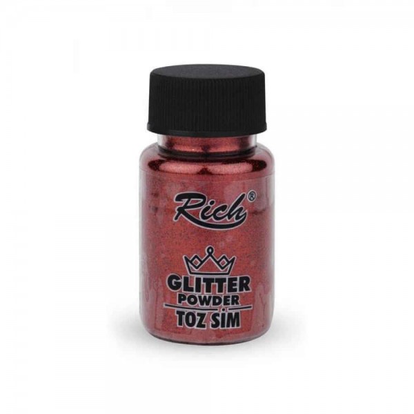Rich 50ml Σκόνη Glitter 4599 Red