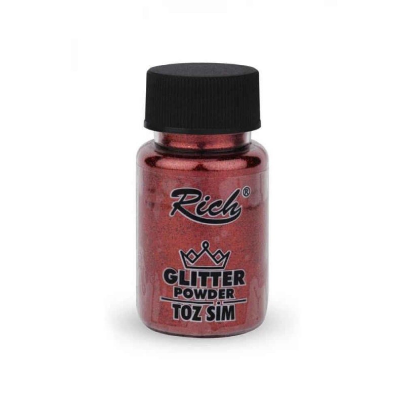 Rich 50ml Σκόνη Glitter 4599 Red