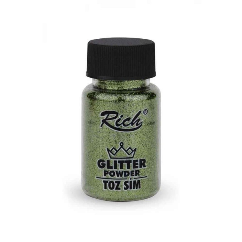 Rich 50ml Σκόνη Glitter 4600 Leaf Green
