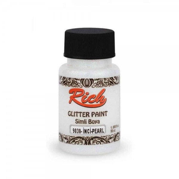 Rich 50ml Χρώμα Glitter Διαφανές 4465 Pearl Rich 50ml Χρώμα Glitter Διαφανές 4465 Pearl