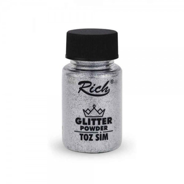 Rich 50ml Σκόνη Glitter 4594 Silver