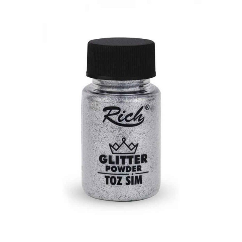Rich 50ml Σκόνη Glitter 4594 Silver