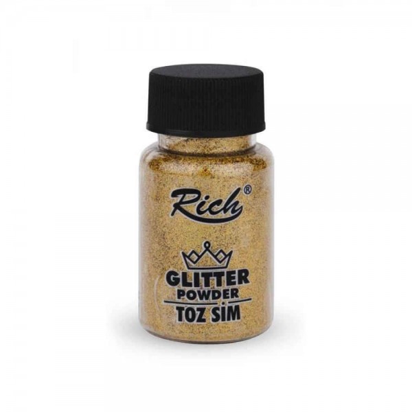 Rich 50ml Σκόνη Glitter 1933 Iridescent Gold
