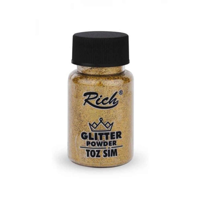 Rich 50ml Σκόνη Glitter 1933 Iridescent Gold