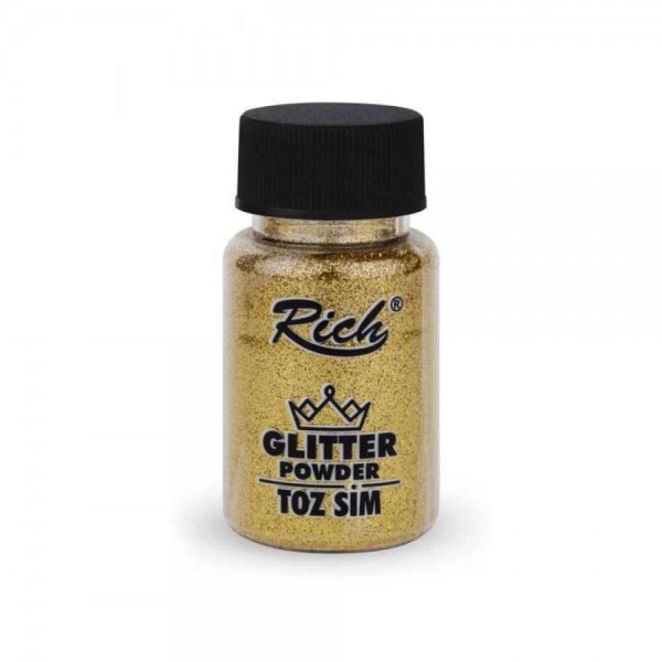 Rich 50ml Σκόνη Glitter 1932 Gold