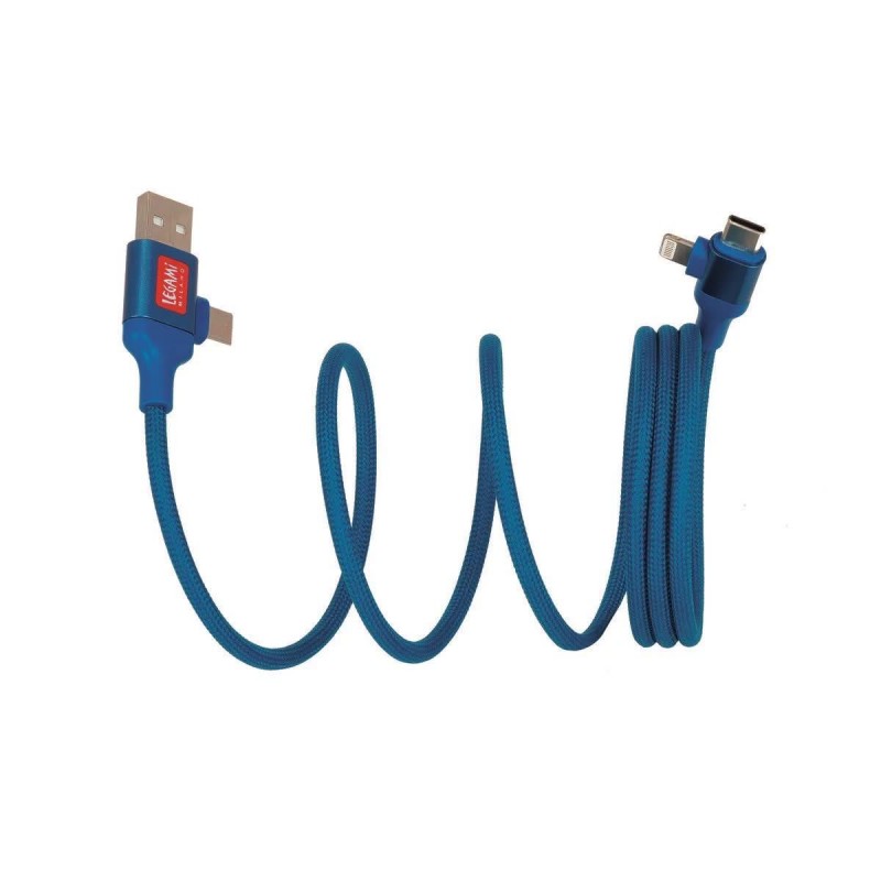 Legami Magnetic 4-in-1 Charging and Synchronisation Cable - Petrol
