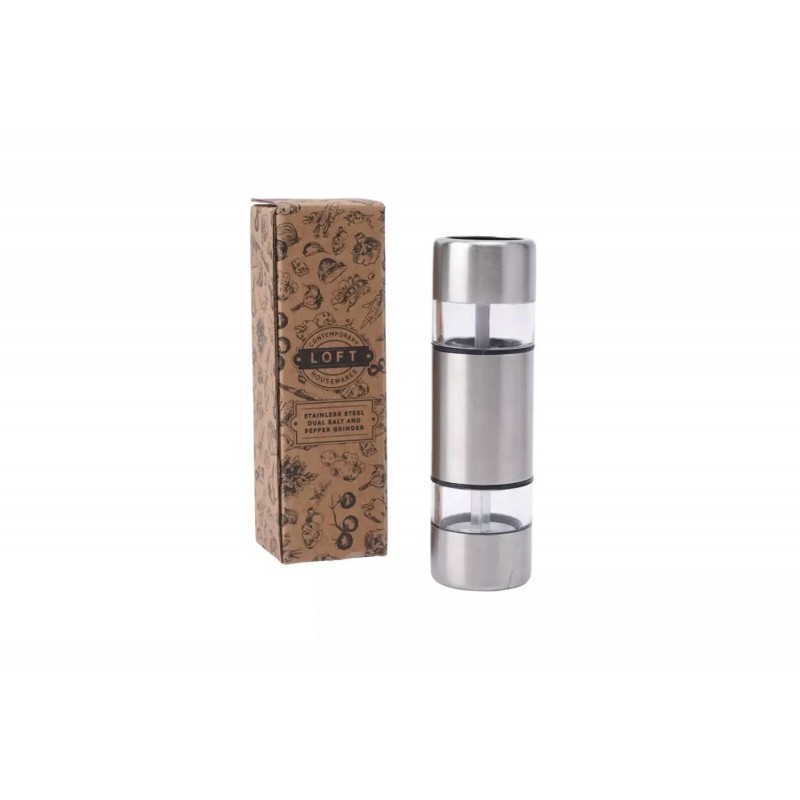 Loft Διπλός Μύλος Αλατιού και Πιπεριού από Ανοξείδωτο Χάλυβα