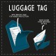 Legami Luggage Tag Petrol