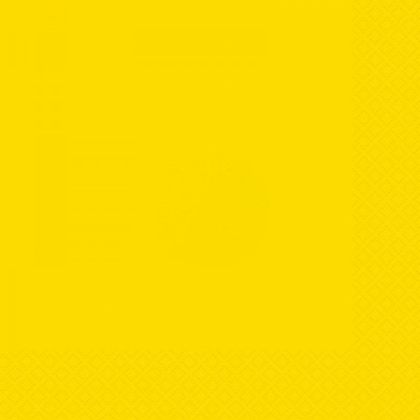 Χαρτοπετσέτες Φαγητού Κίτρινες 20τεμ