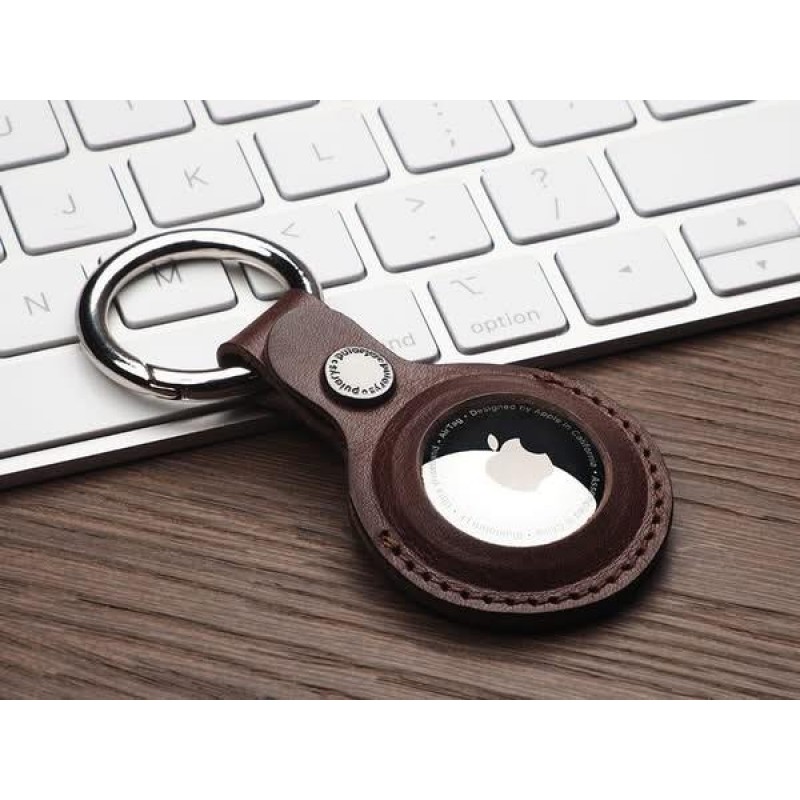 Pularys Nomad Keyring For Air Tag Brown