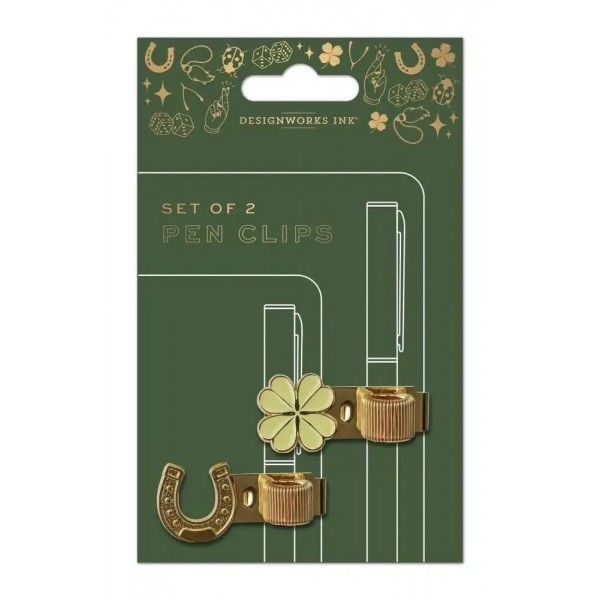 Designworks Pen Clips - Lucky Charms (Set Of 2)