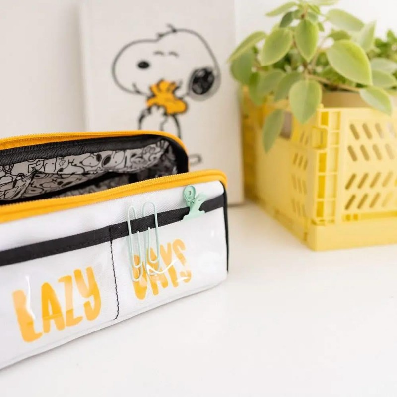 Κασετίνα Διπλή Snoopy Lazy Days