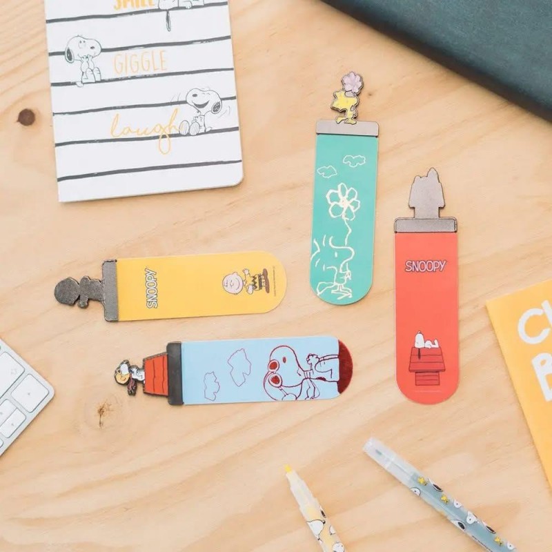 Snoopy Σετ με 4 Σελιδοδείκτες