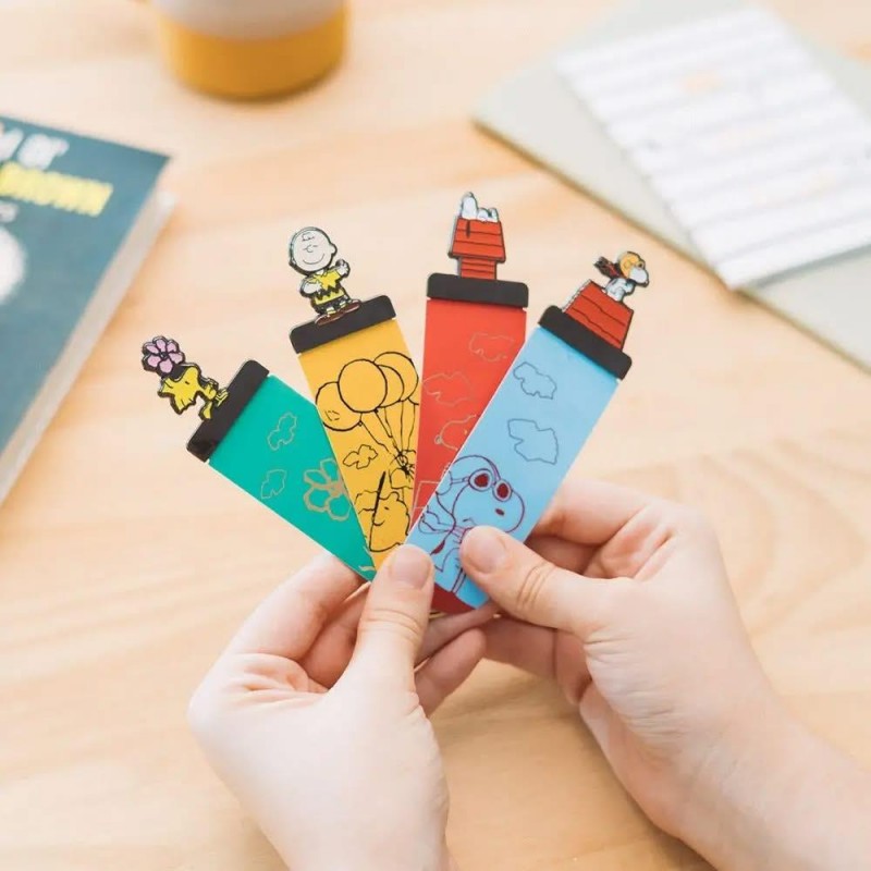 Snoopy Σετ με 4 Σελιδοδείκτες