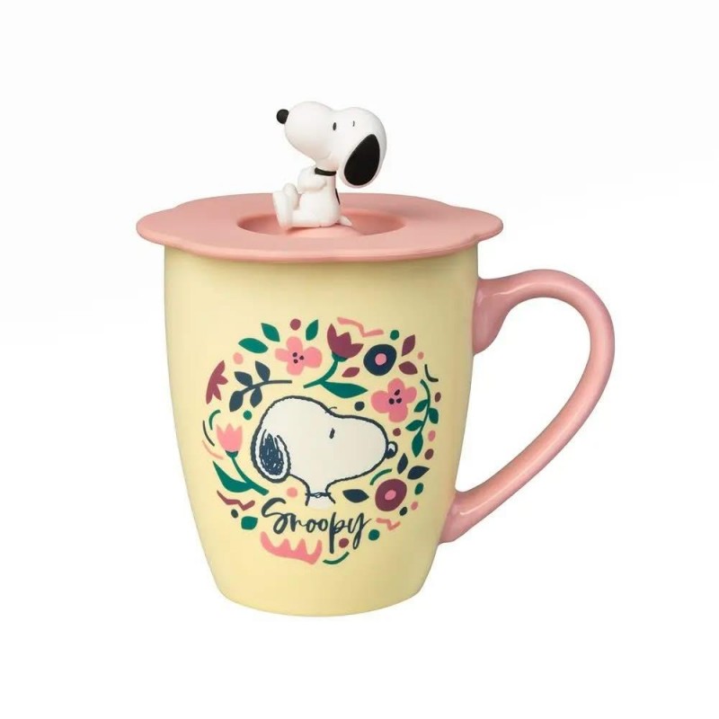 Snoopy Κούπα 350ml με Καπάκι