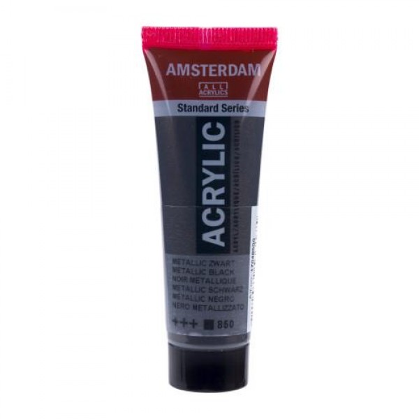 Amsterdam Acrylic 20ml 850 Metallic Black