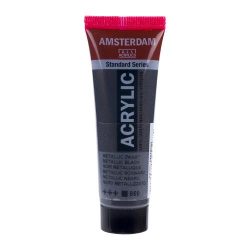 Amsterdam Acrylic 20ml 850 Metallic Black