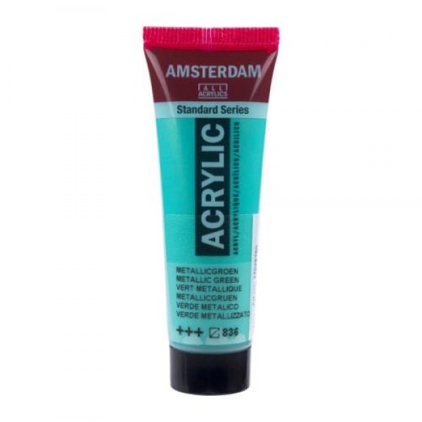 Amsterdam Acrylic 20ml 836 Metallic Green