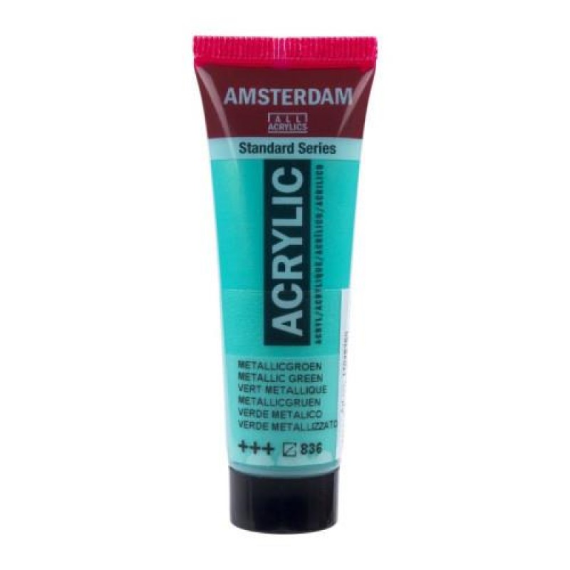 Amsterdam Acrylic 20ml 836 Metallic Green