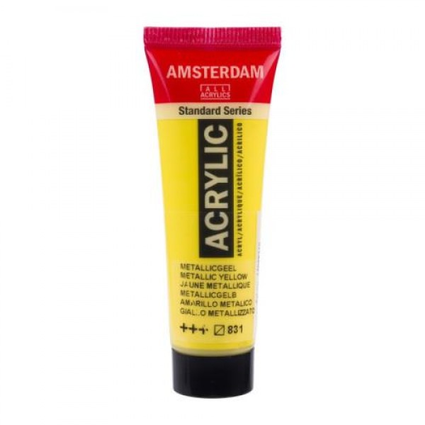 Amsterdam Acrylic 20ml 831 Metallic Yellow Amsterdam Acrylic 20ml 831 Metallic Yellow