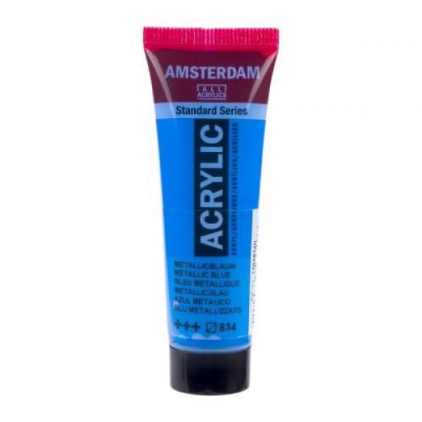 Amsterdam Acrylic 20ml 834 Metallic Blue