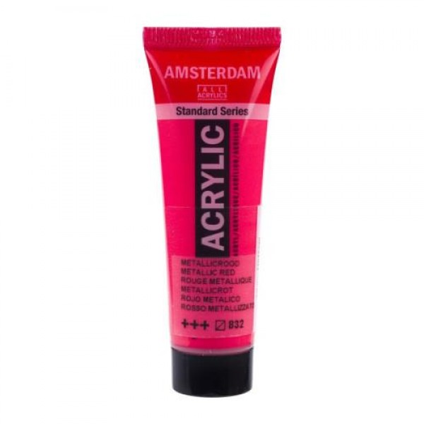 Amsterdam Acrylic 20ml 832 Metallic Red