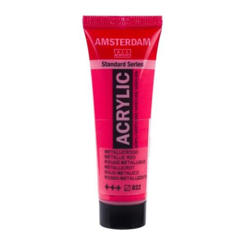 Amsterdam Acrylic 20ml 832 Metallic Red