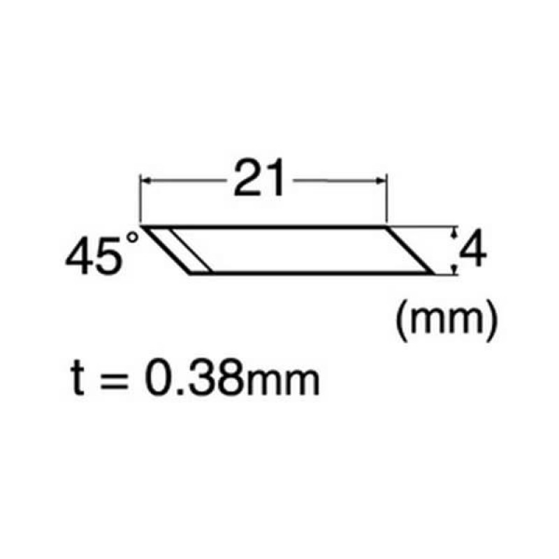 Ανταλλακτικές Λεπίδες 45o Lion BDA-200P