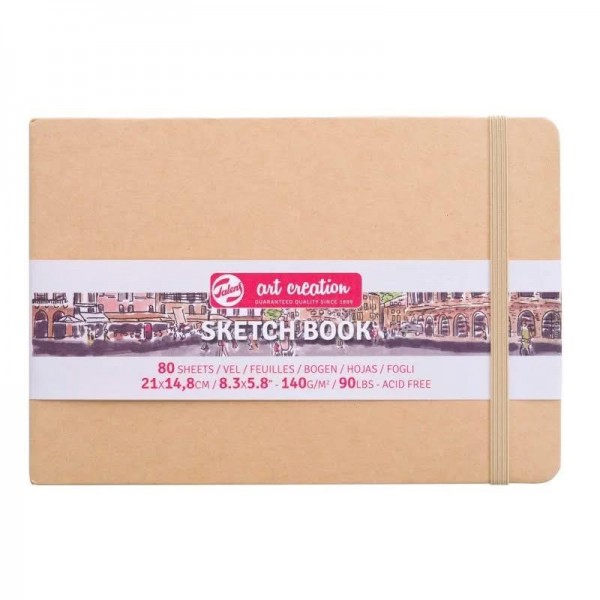 Art Creation Sketch Book A5 (14.8x21cm) Landscape 140gr 80p Kraft