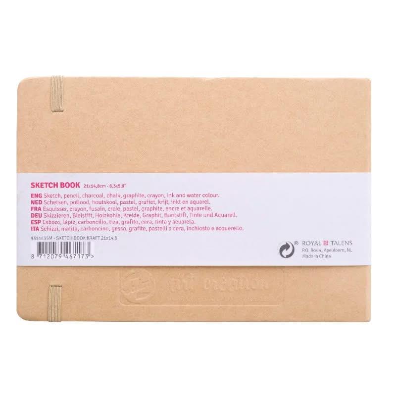 Art Creation Sketch Book A5 (14.8x21cm) Landscape 140gr 80p Kraft