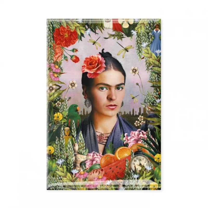 Μαγνητάκι Ψυγείου 8x5,5cm Frida Kahlo