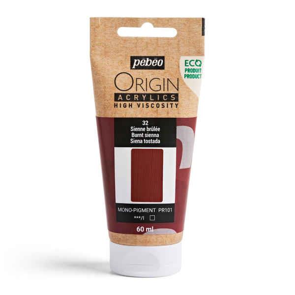 Origin Acrylics 60ml Burnt Sienna Origin Acrylics 60ml Burnt Sienna