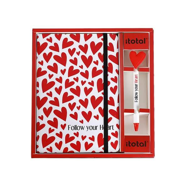 Σημειωματάριο A5 με Στυλό Follow your heart