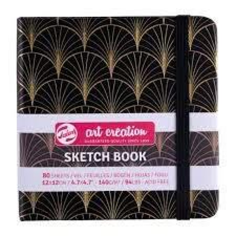 Art Creation Sketch Book 12x12cm 140g 80p Art Deco