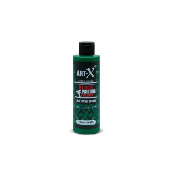 Art-X 60ml Μελάνη Τυπώματος Blockprint Green
