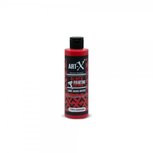 Art-X 60ml Μελάνη Τυπώματος Blockprint Red