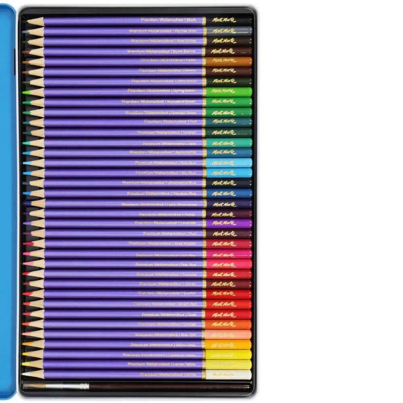 Mont Marte 36 Μολύβια Ακουαρέλας σε Μεταλλική Κασετίνα