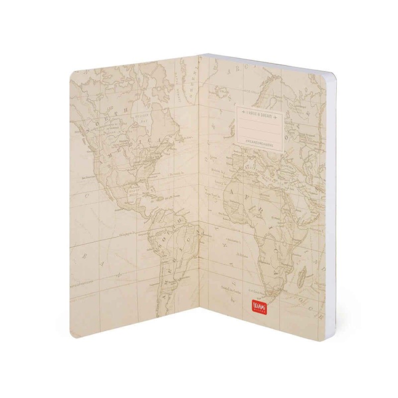 Legami Lined Notebook Medium Travel Legami Lined Notebook Medium Travel